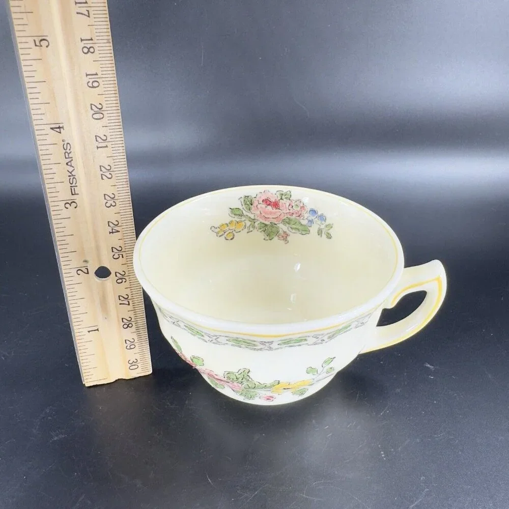 Antique Royal Doulton The Cavendish‎ Porcelain Teacup And Saucer Set England VTG
